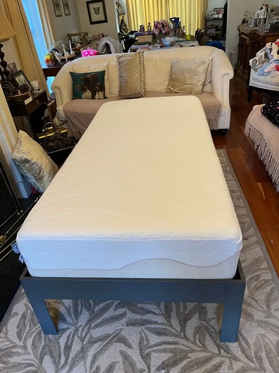 Jysk single bed and mattress 3 mths old - Image 1