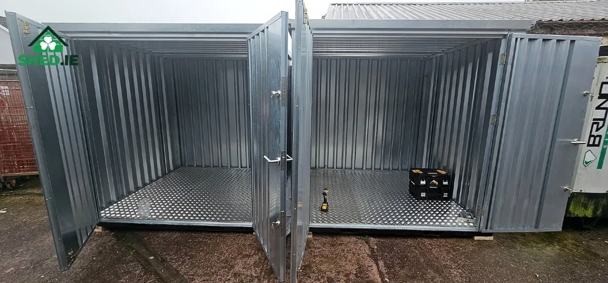 Heavy-Duty Steel Garden Shed 2mx2m - Image 4