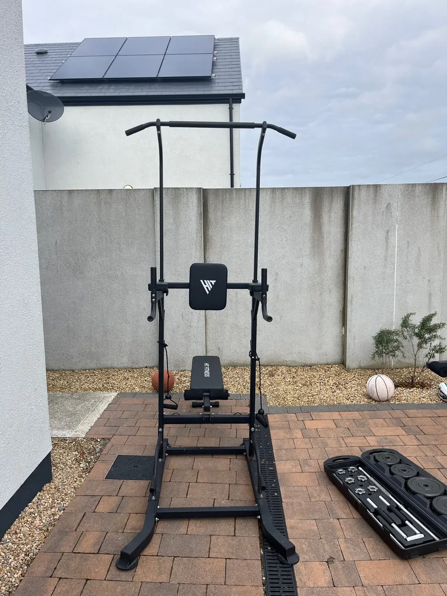 HIT Fitness Power Tower with Weights - Image 1