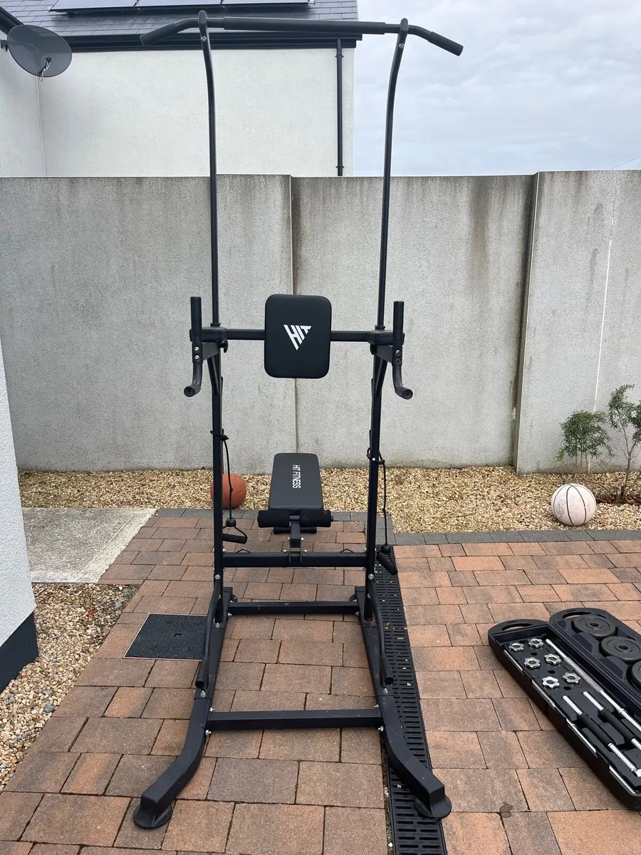 HIT Fitness Power Tower with Weights - Image 3