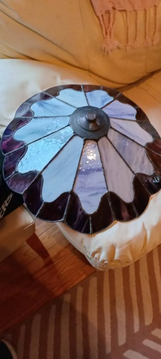 Stained glass light shade