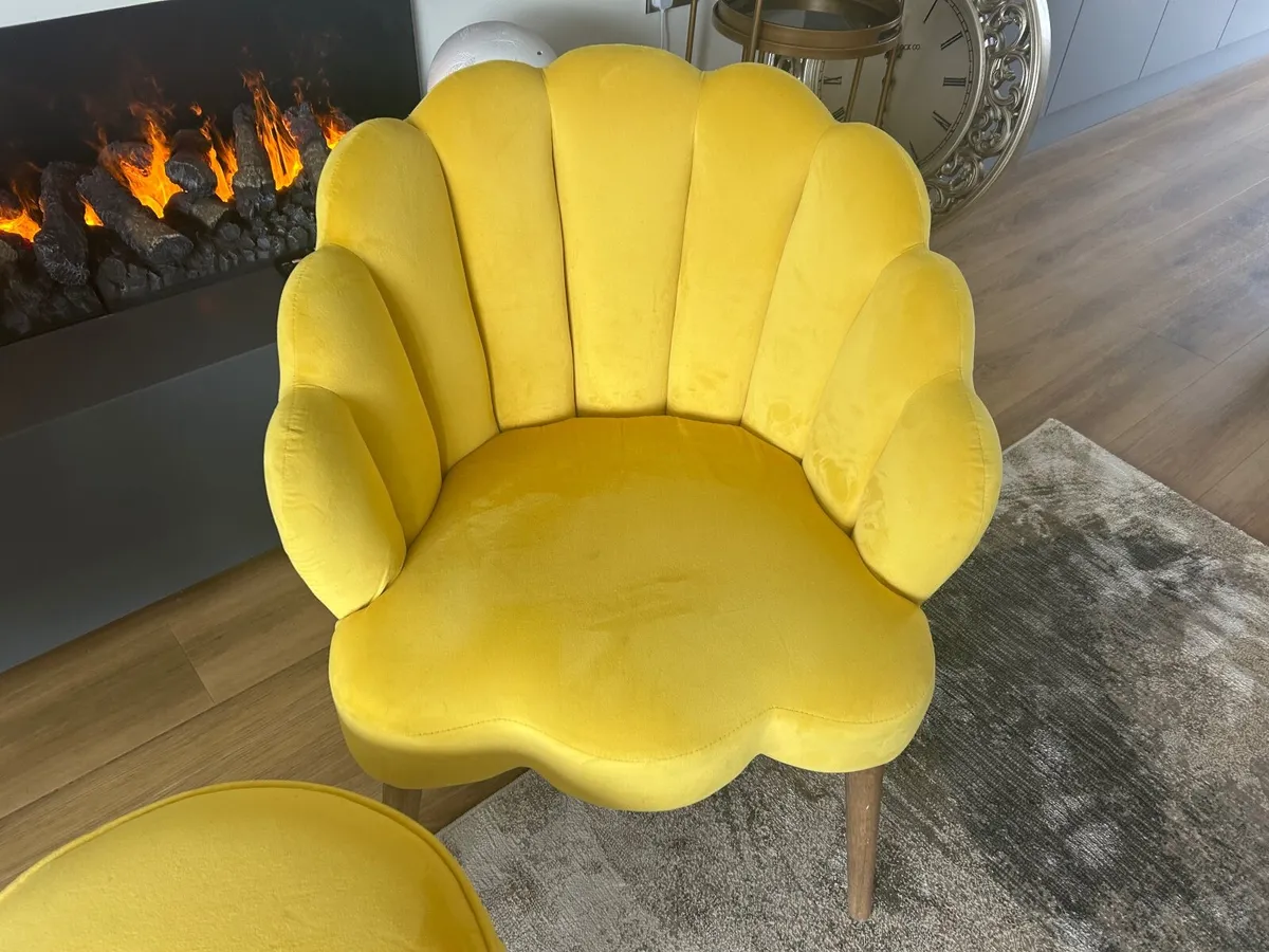 Chairs and footstool set - Image 2