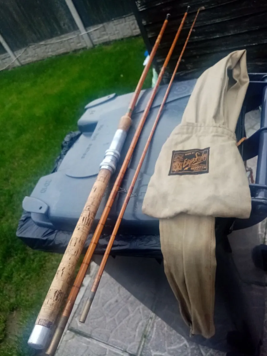 Vintage split cane fishing Rod - Image 1