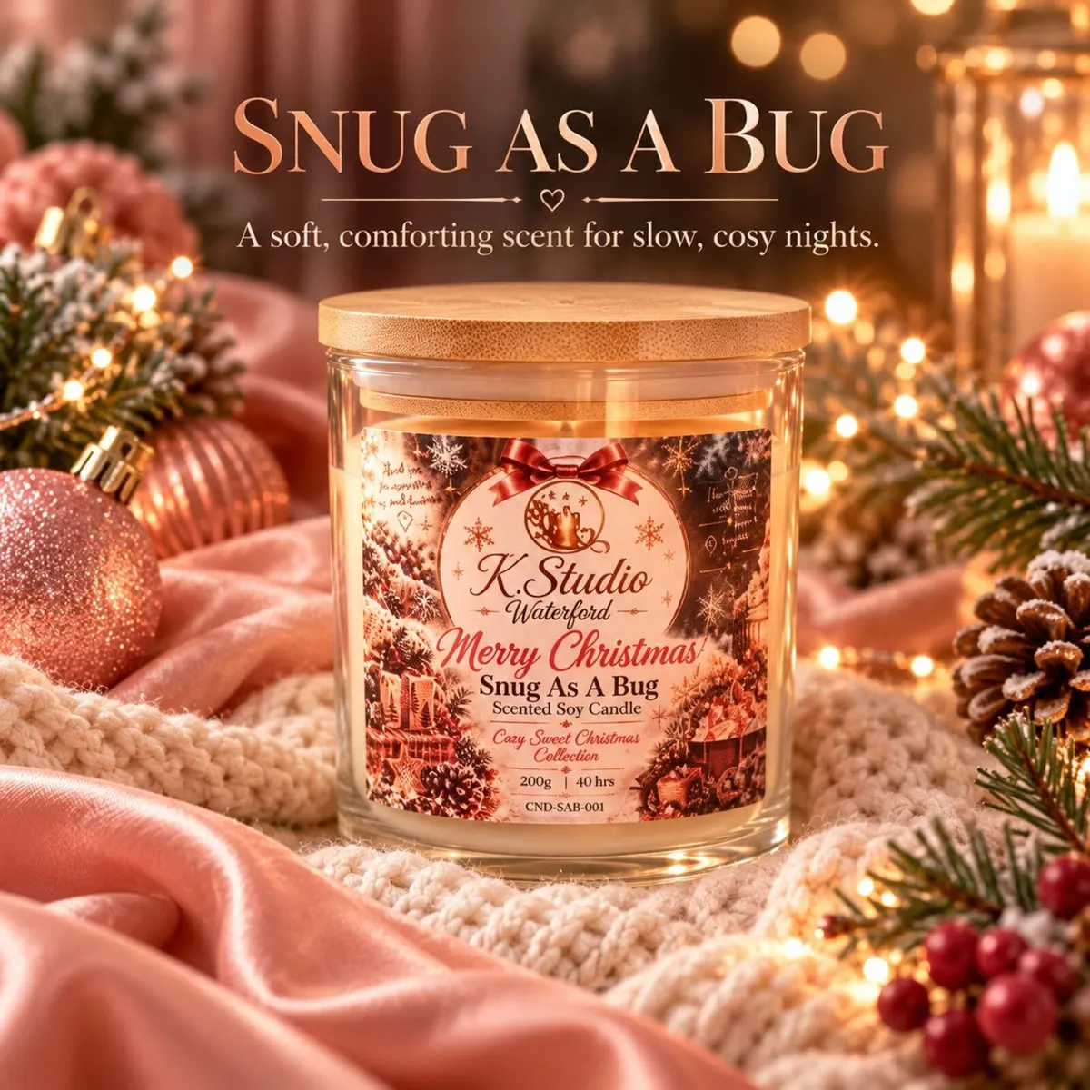 Exclusive Gift Set of 4 luxury handmade soy candle - Image 4