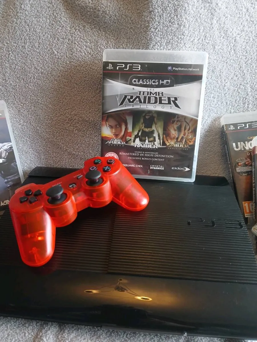 Playstation 3 slim console and games bundle - Image 3