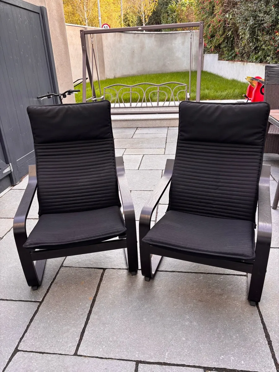 IKEA POÄNG Armchairs – Set of 2 - Image 1