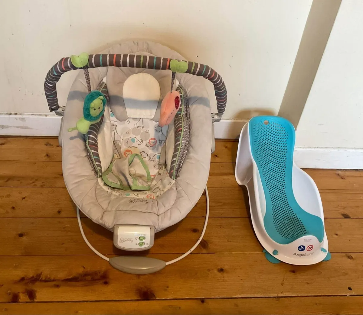Baby Bouncer & Angelcare Bath Support Bundle - Image 2