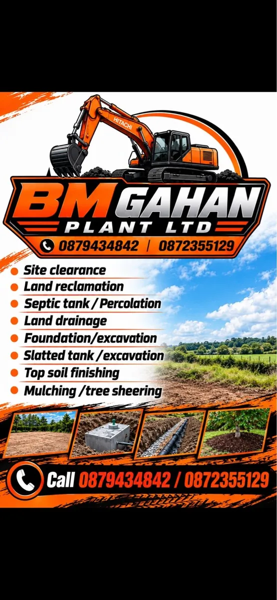 Digger hire 13 tonne machines with drivers - Image 1