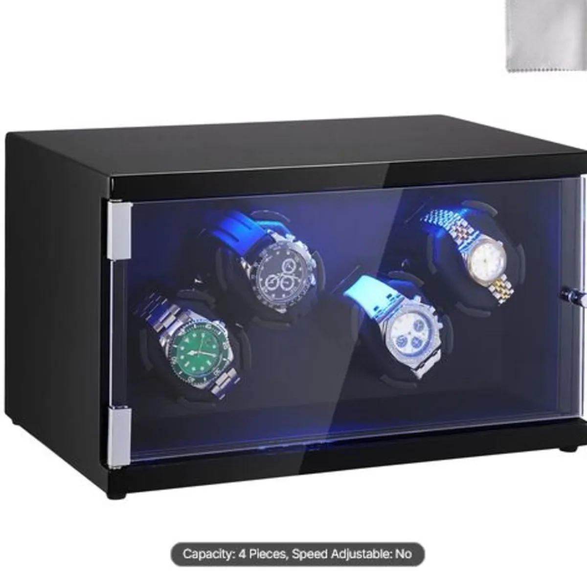Watch Winder, Watch Winder for 4 Men's and Women's - Image 1