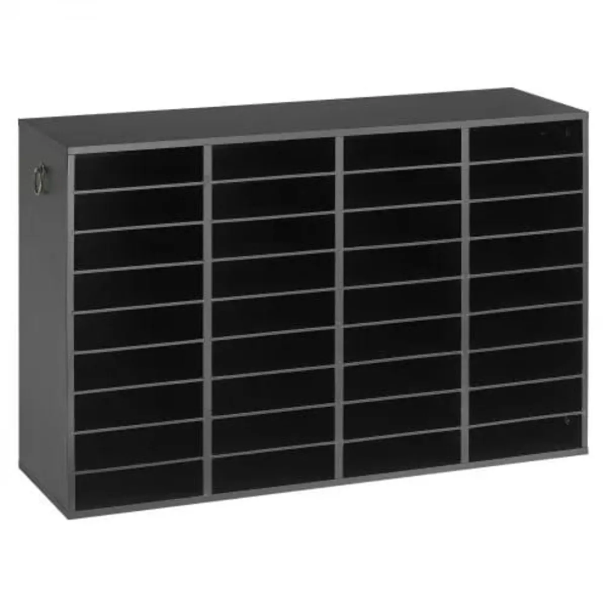 Wood Literature Organizer 36 Compartments Office M - Image 1