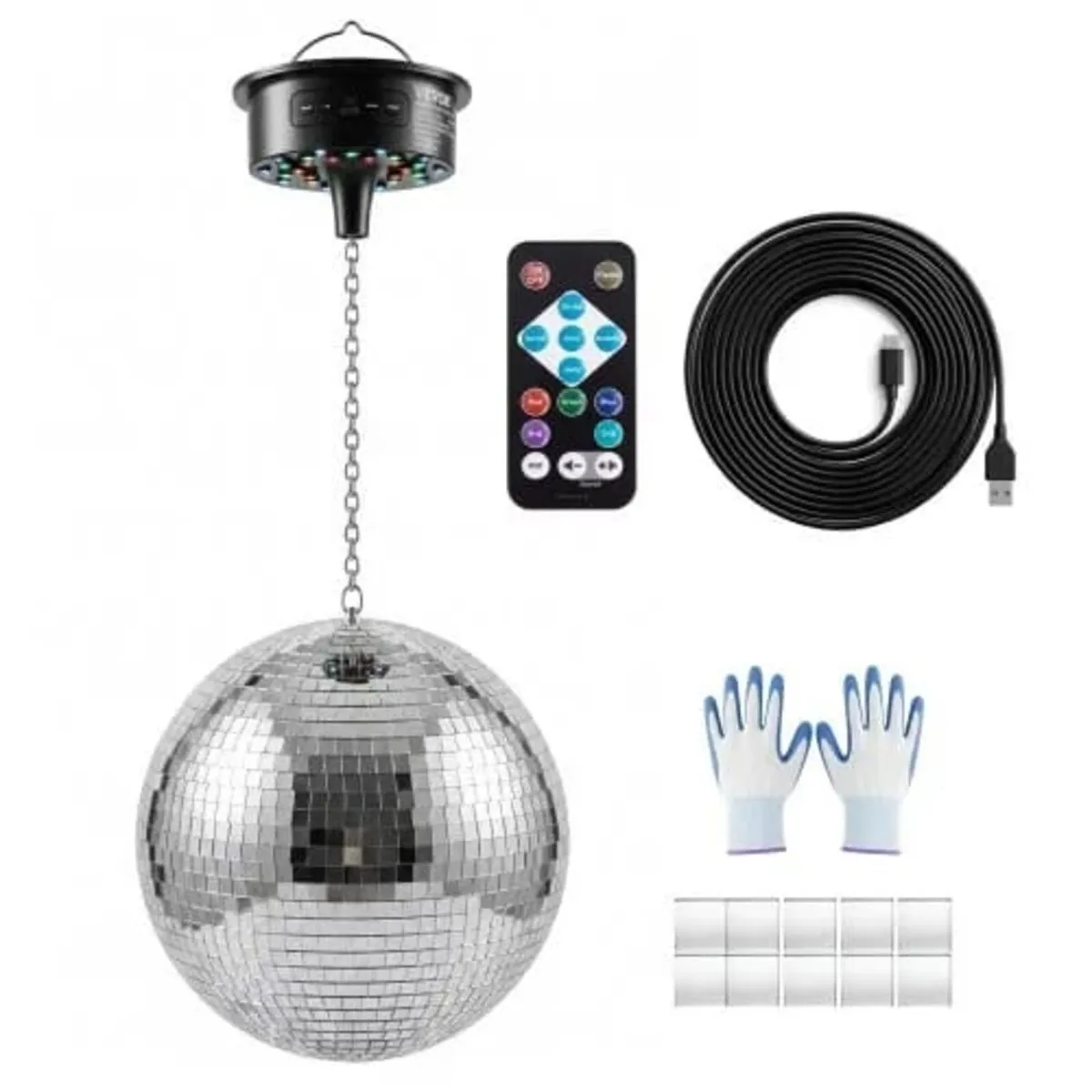 Mirror Disco Ball 300 mm Hanging Ball with Motor R - Image 1