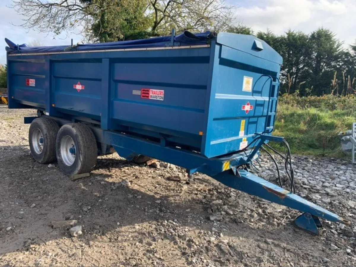 AS MARSTON 19'6" x 8' 12T GRAIN TRAILER - Image 1