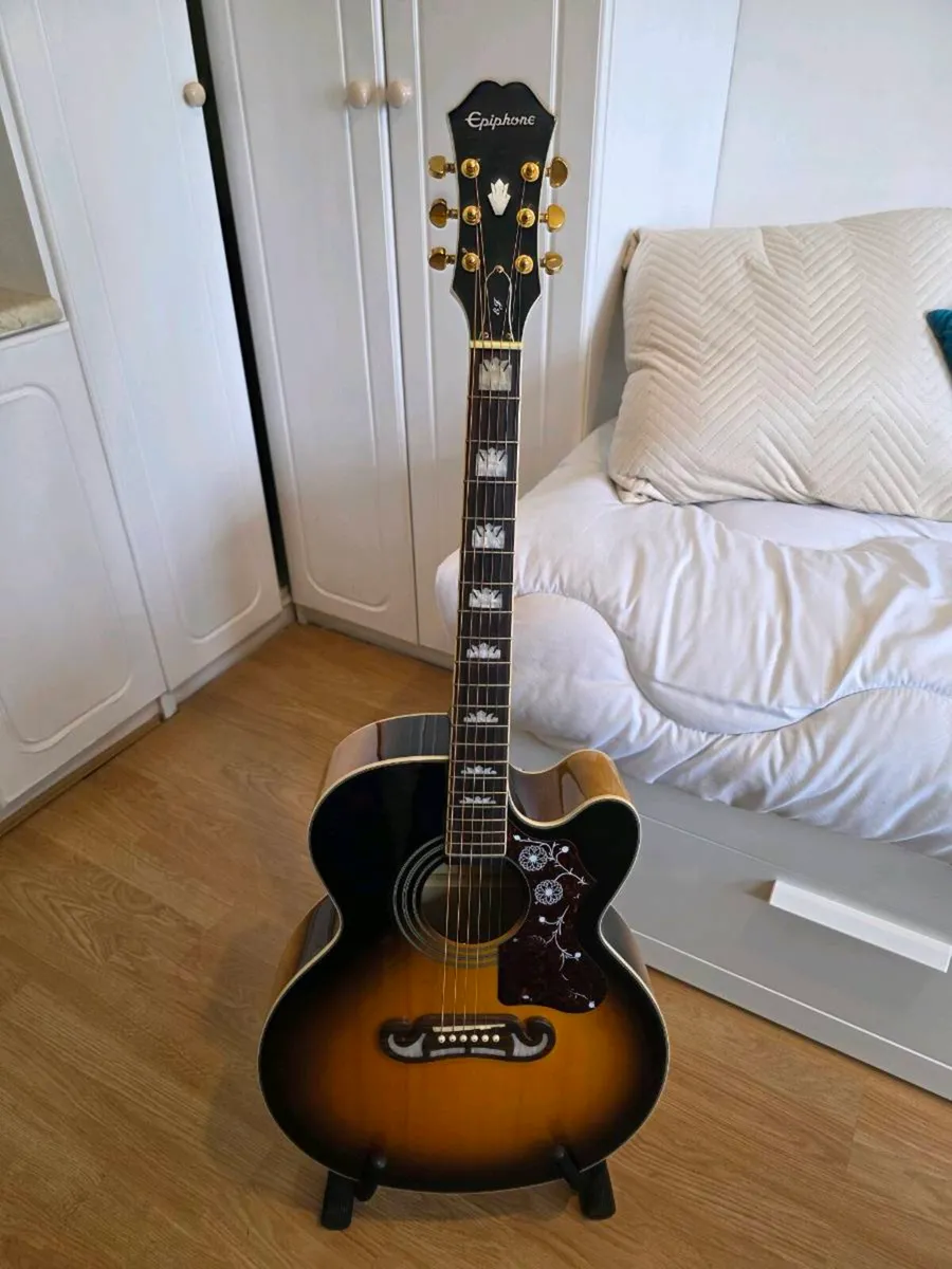 ​Epiphone EJ-200SCE Electro-Acoustic Guitar - Image 2