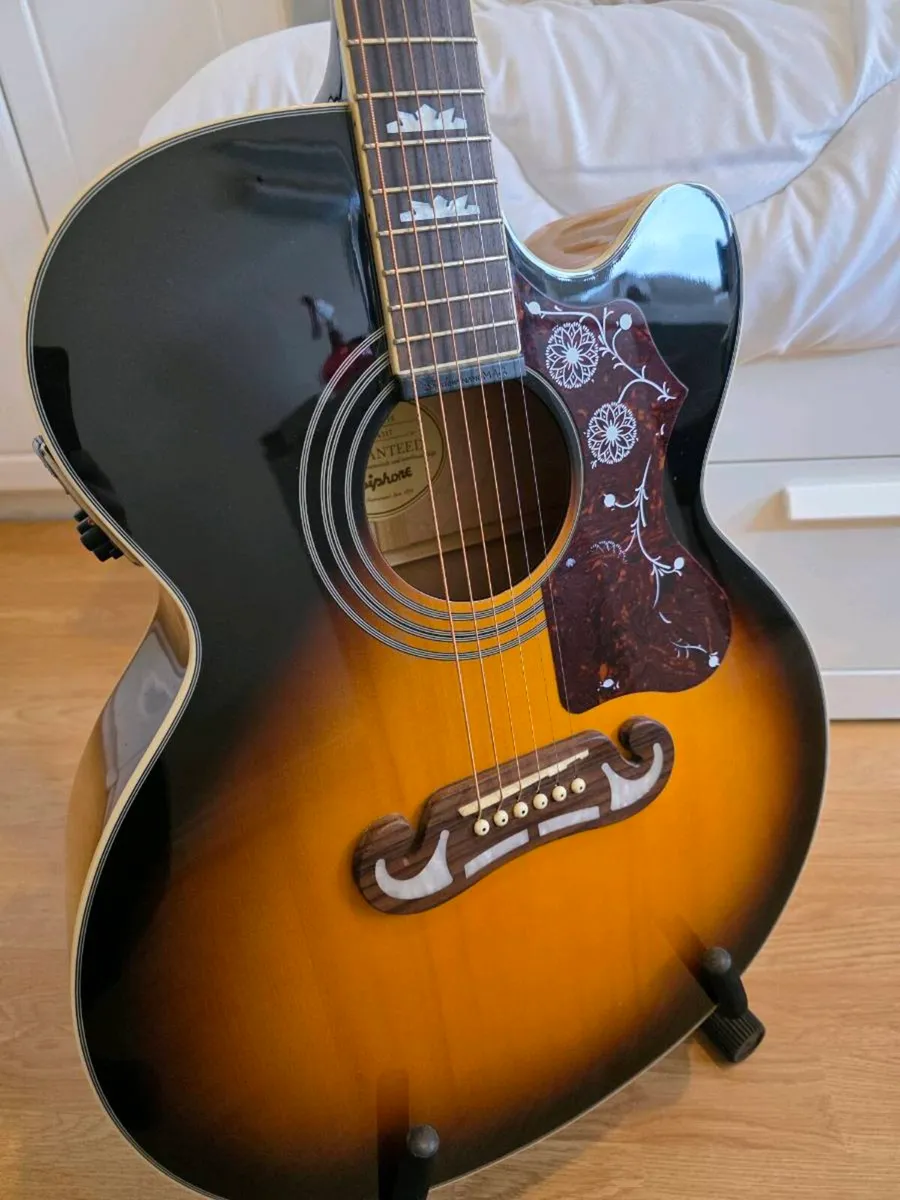 ​Epiphone EJ-200SCE Electro-Acoustic Guitar - Image 1