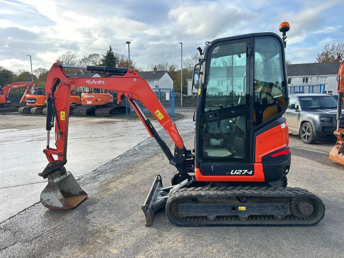 2020 Kubota U27-4 Only 3755Hrs - MULLANS - Image 3