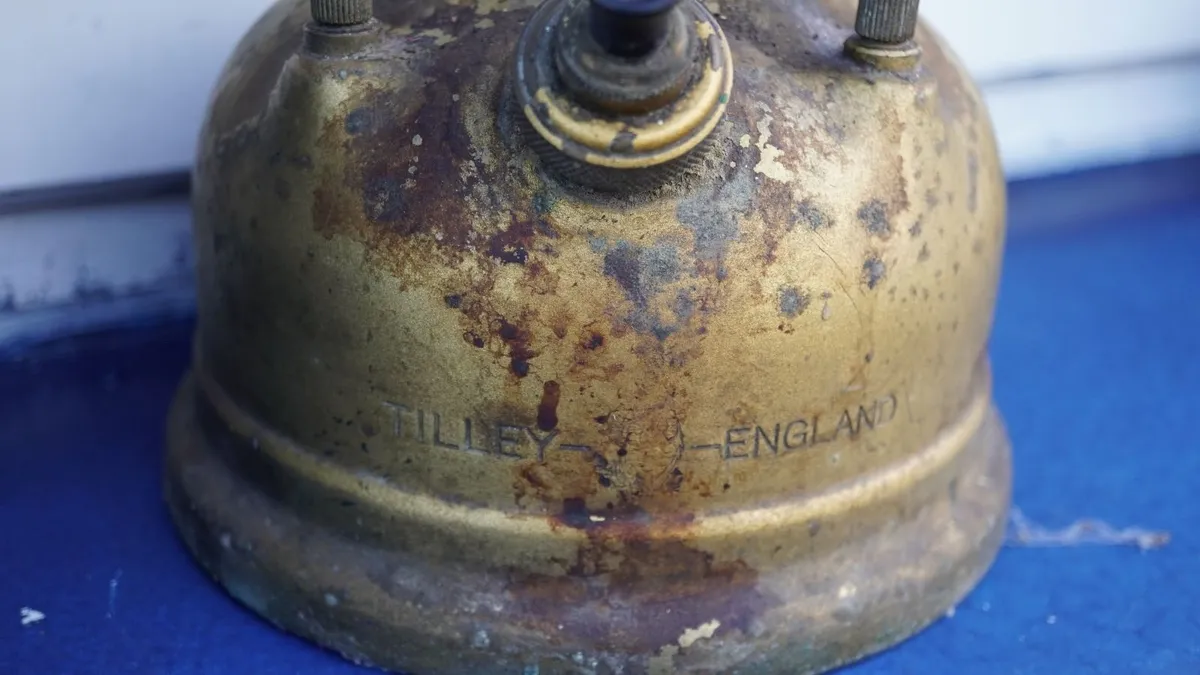 Vintage Tilley England Brass Pressure Lantern - Image 2