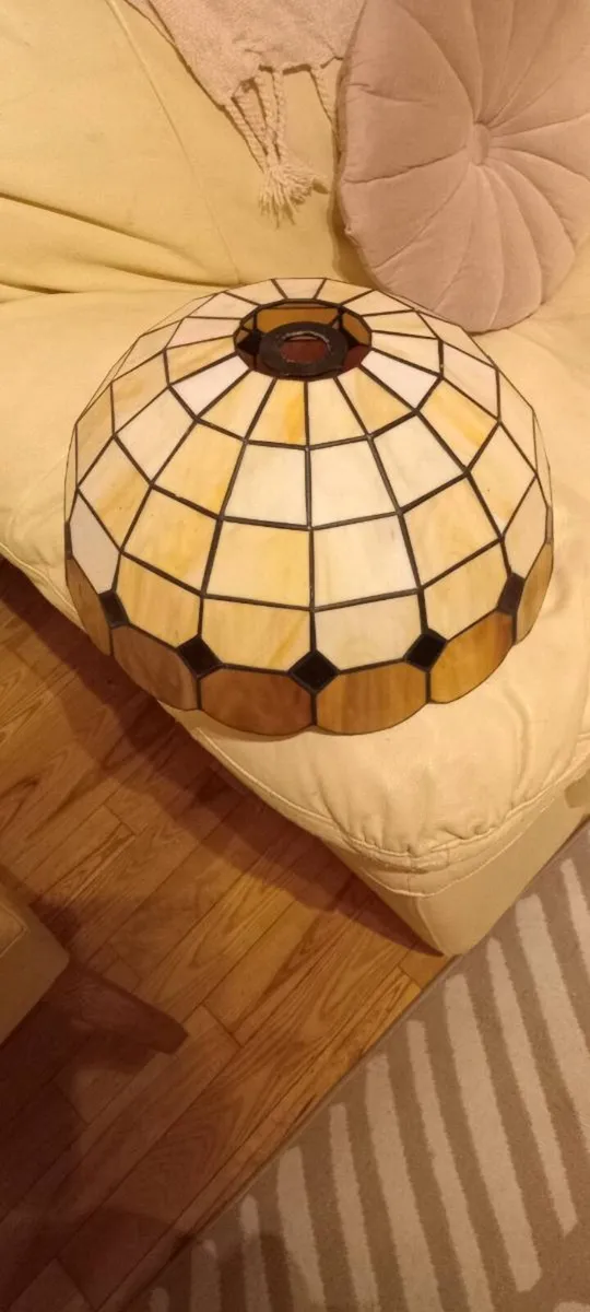 Stained glass light shade