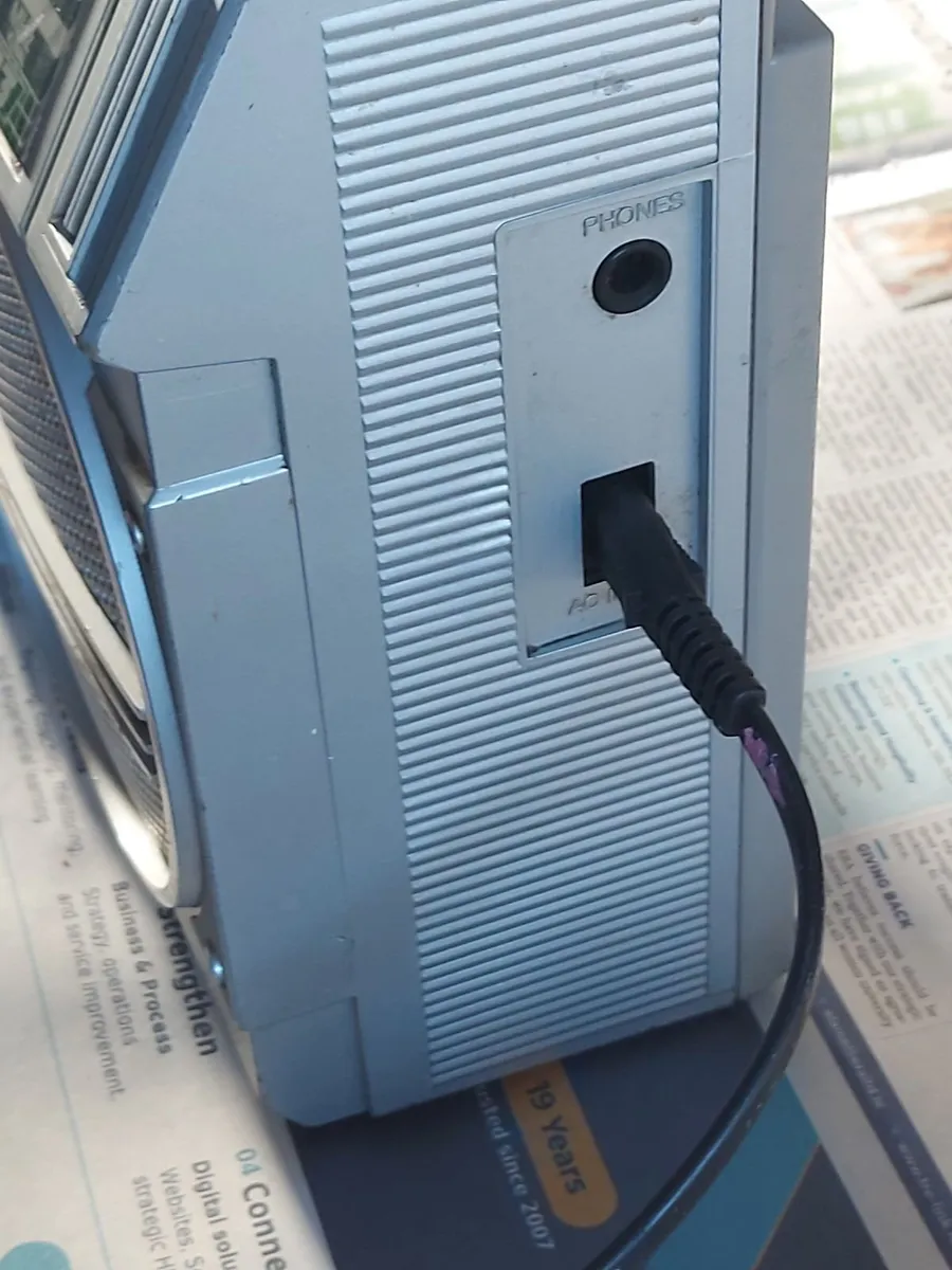 Vintage SHARP Stereo Radio Cassette Player, - Image 4
