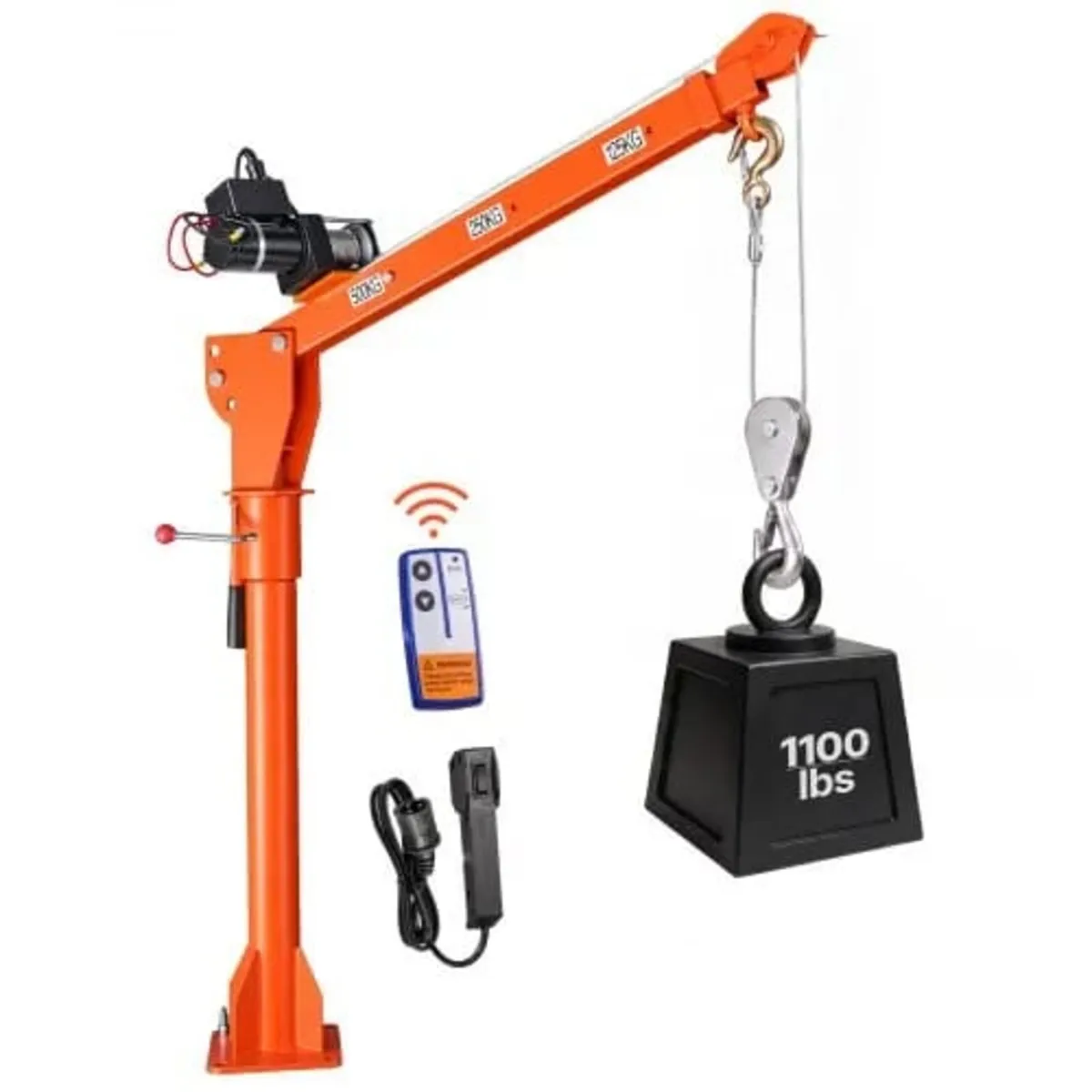 Electric Truck Crane, 499 kg Pickup Truck Crane wi - Image 1