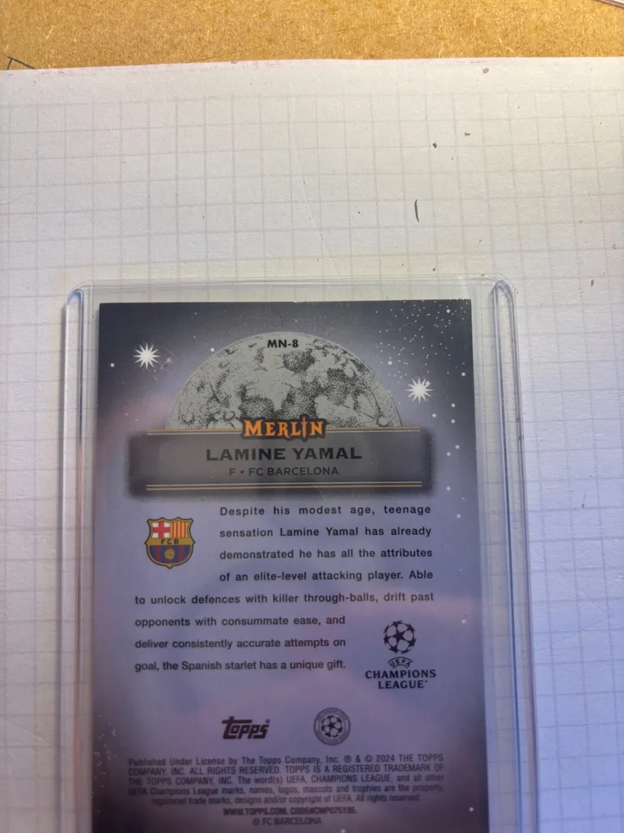 Lamine yamal Trading card - Image 4