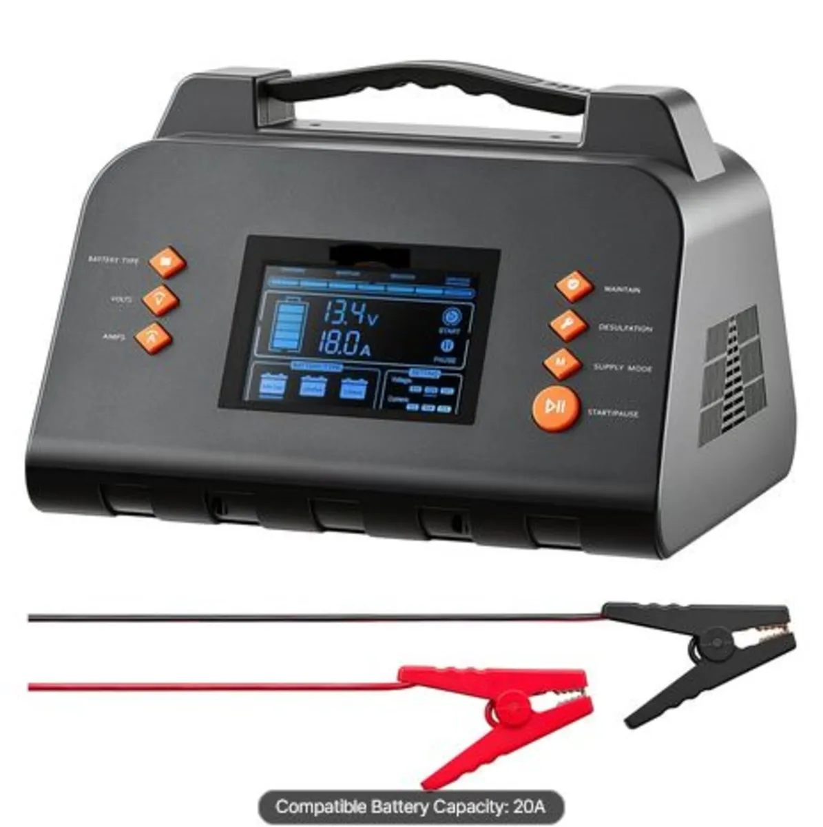 Smart Battery Charger 20A 6V 12V 24V for Lithium - Image 1