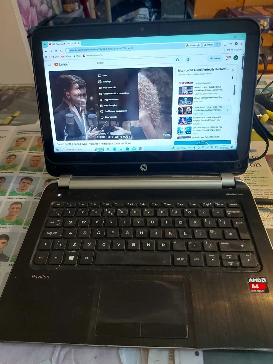 HP Pavillion laptop, 4GB Ram, 500GB HDD, Win 10 - Image 1