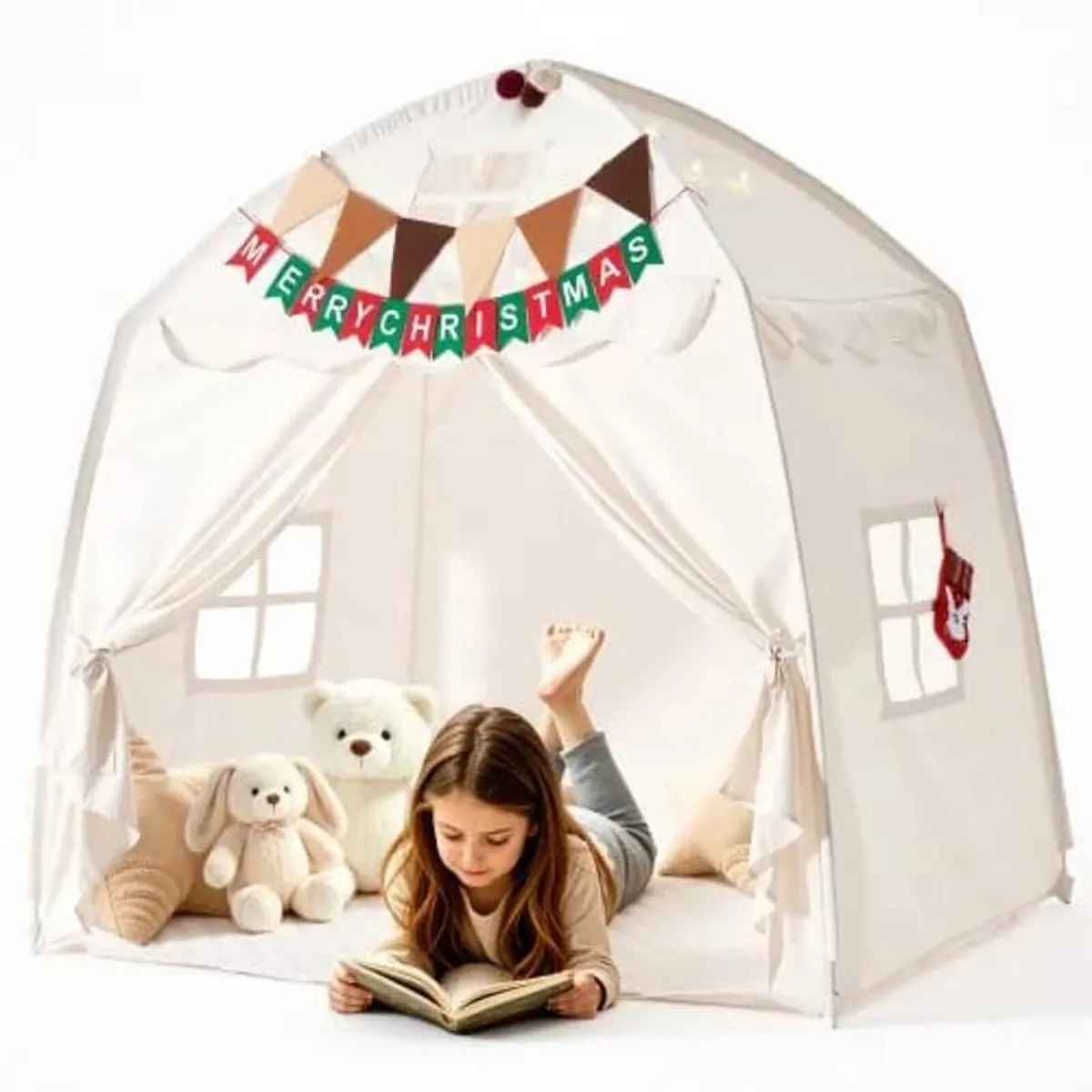 Kids Play Tent Fiberglass Frame Playhouse for Kids - Image 1