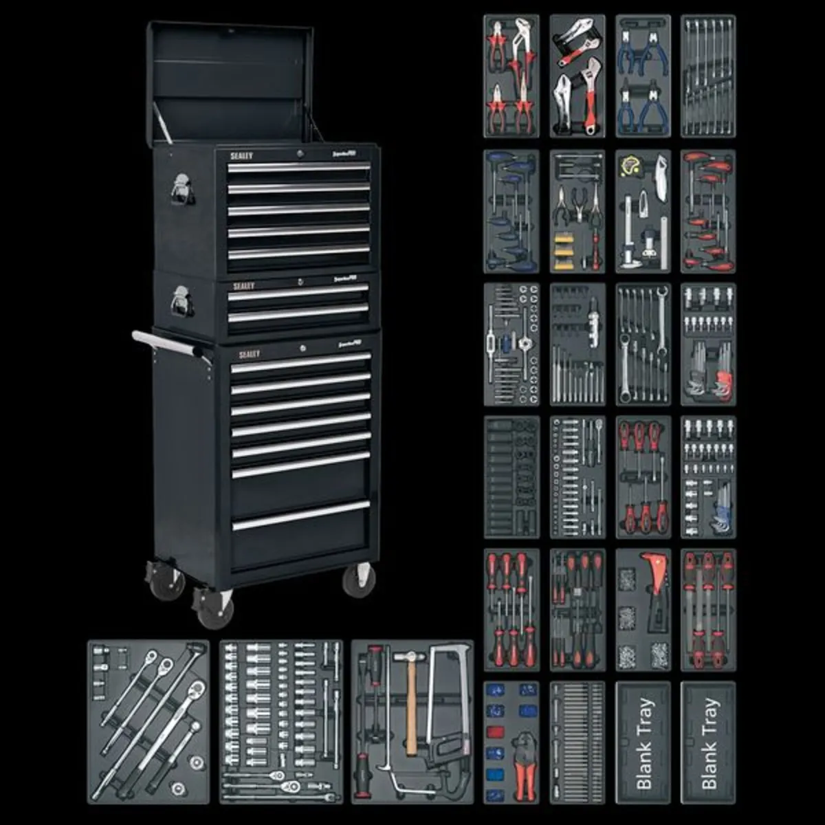Superline PRO® Tool Chest Combination 14 Drawer wi