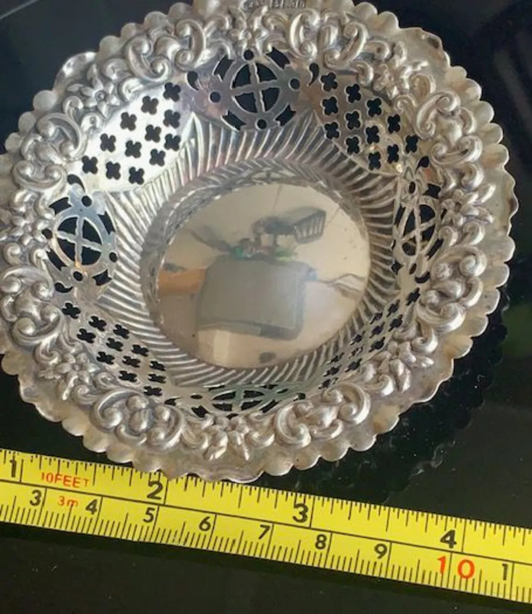 Vintage Silver Bon Bon Dish - Image 4