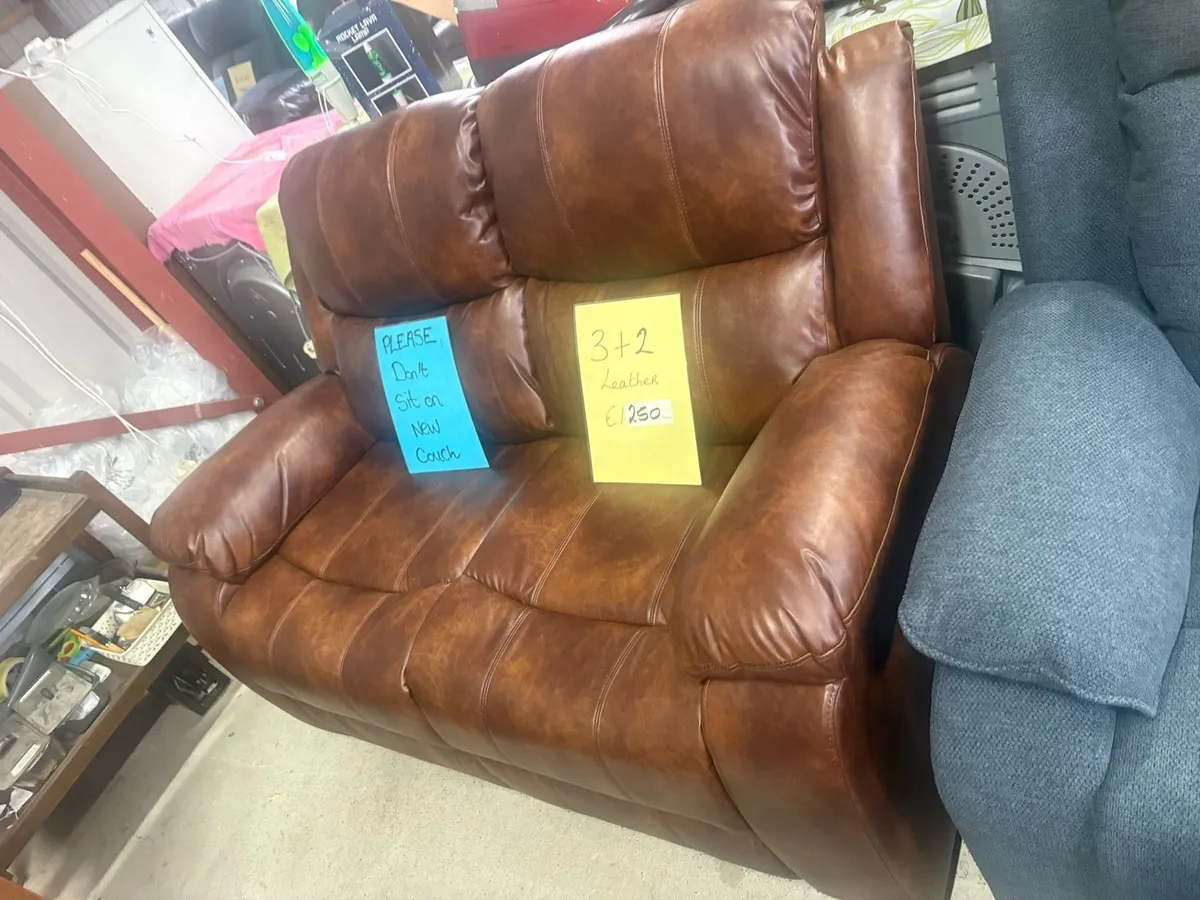 New leather suites of furniture - Image 2