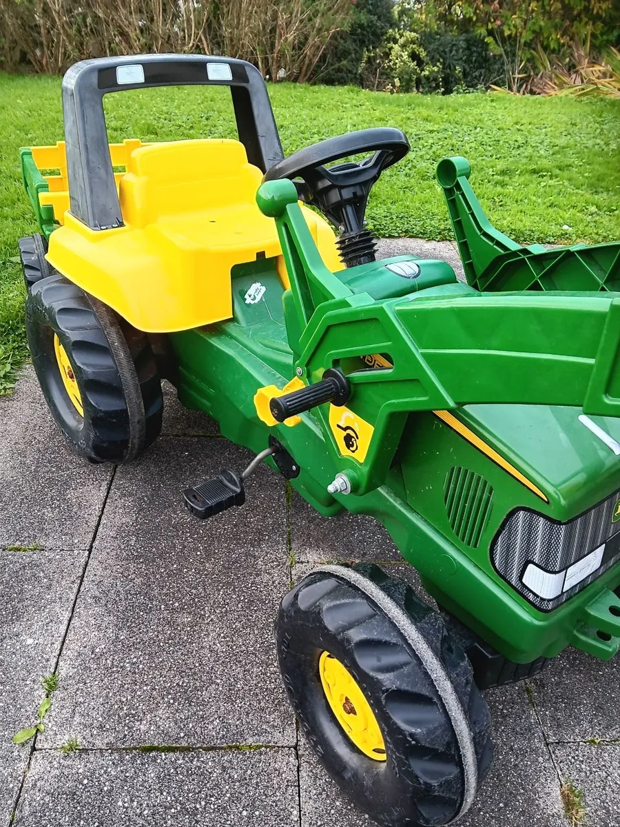 Rolly John Deere Junior Tractor With Front Loader - Image 2
