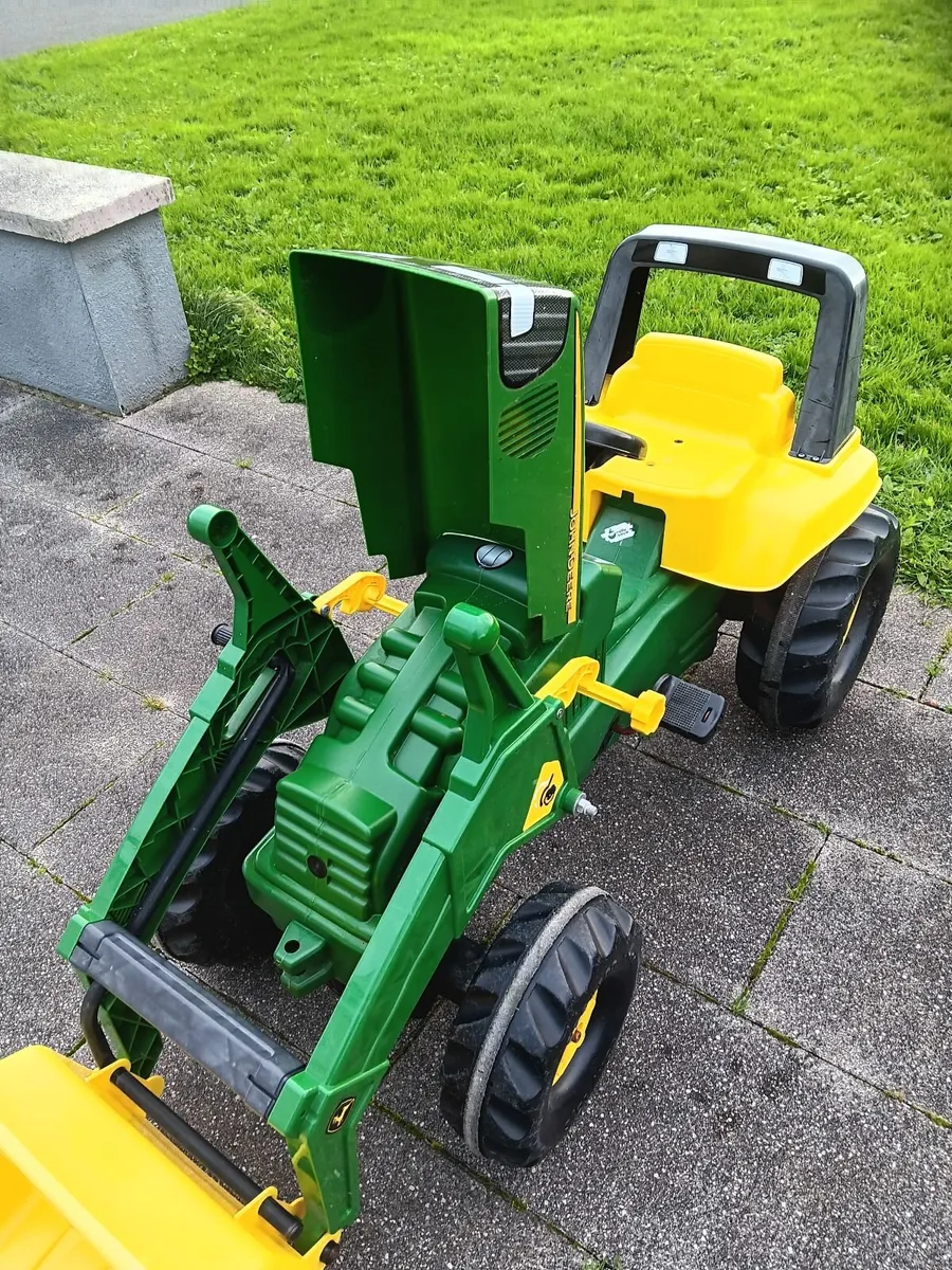Rolly John Deere Junior Tractor With Front Loader - Image 4