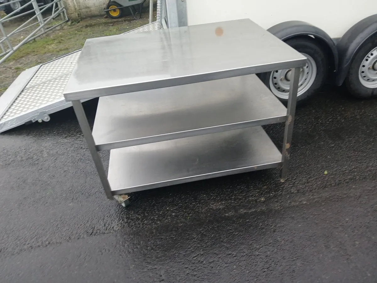 Staneless steel cabbinet  work bench table - Image 4