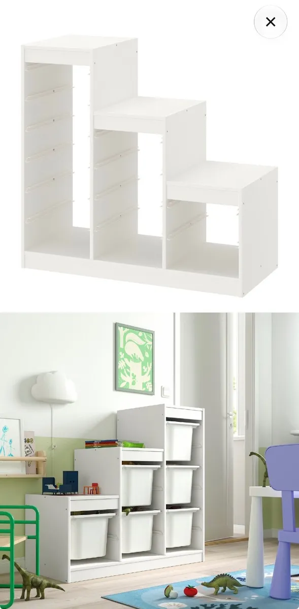 IKEA Trofast storage unit white - Image 2