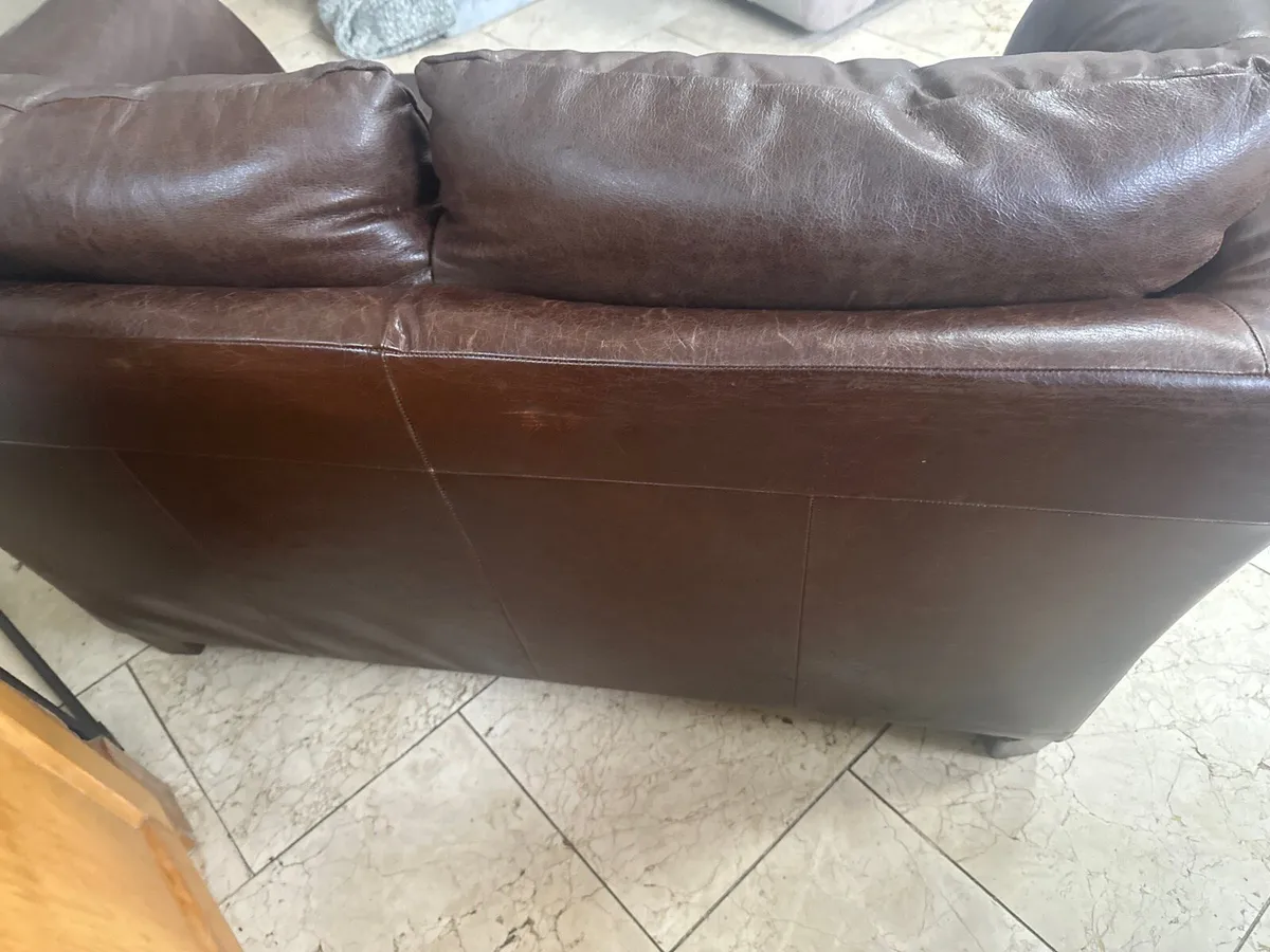 Italsofa Leather Couch - Image 4