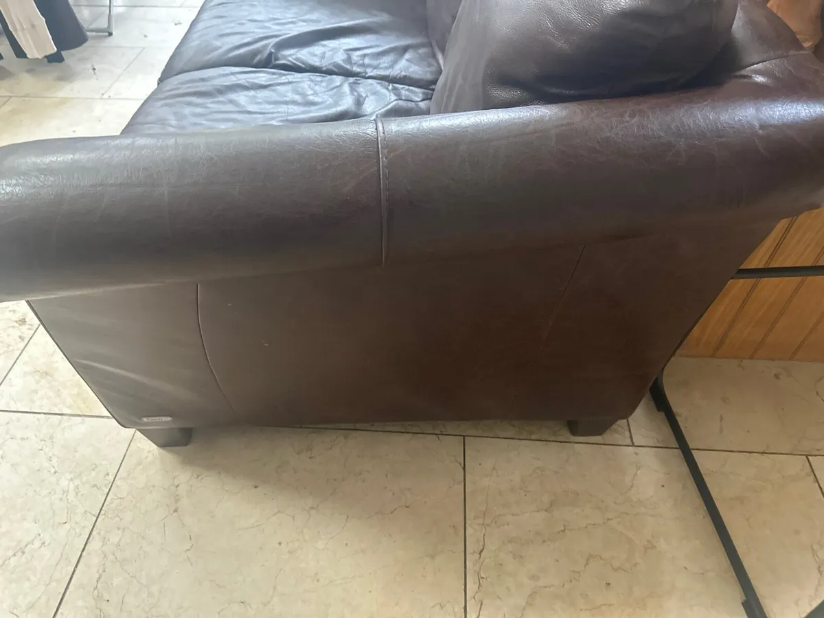 Italsofa Leather Couch - Image 3
