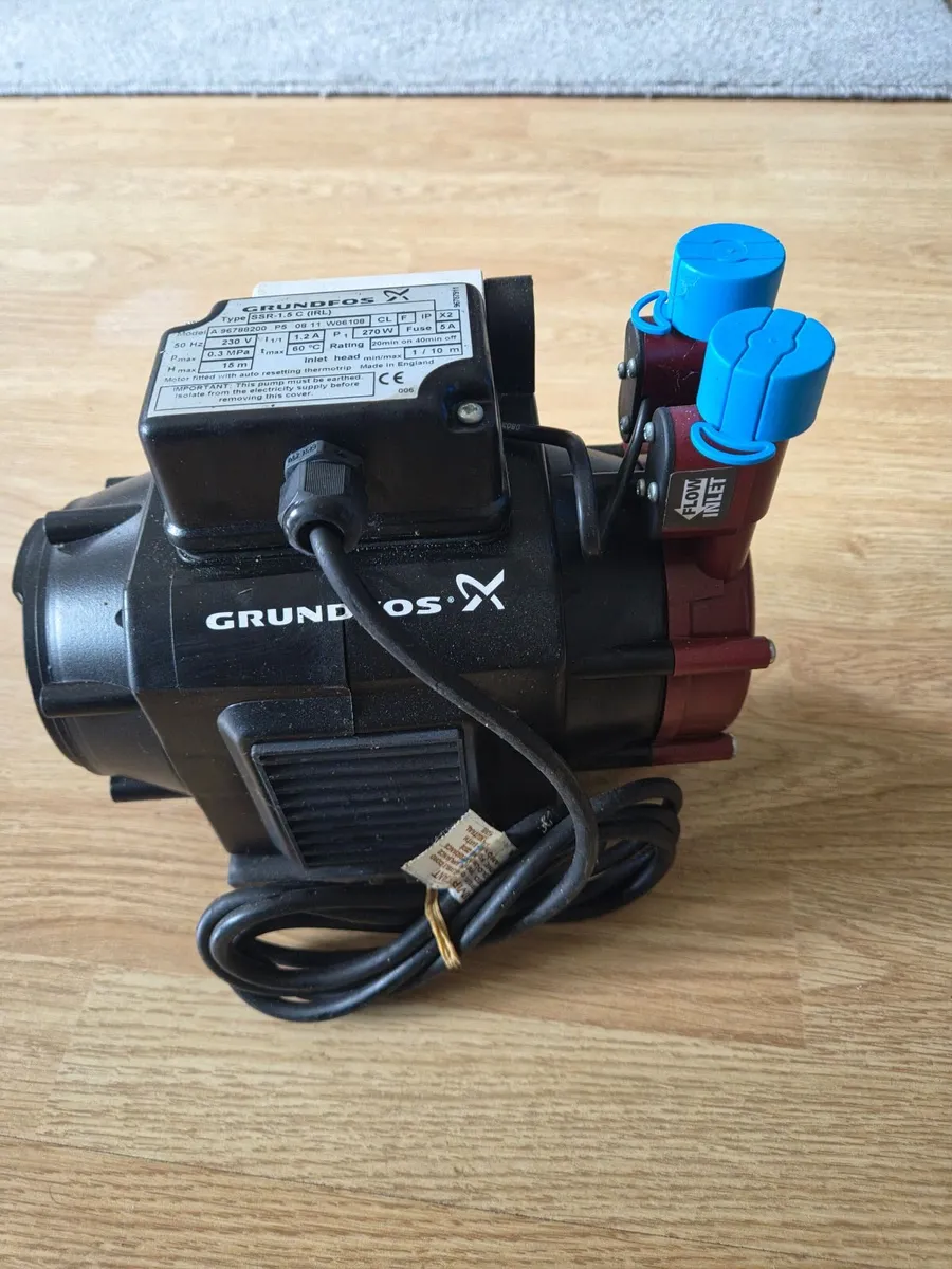 Grundfos SSR-1.5 C (IRL) Shower Booster Pump - Wor - Image 1