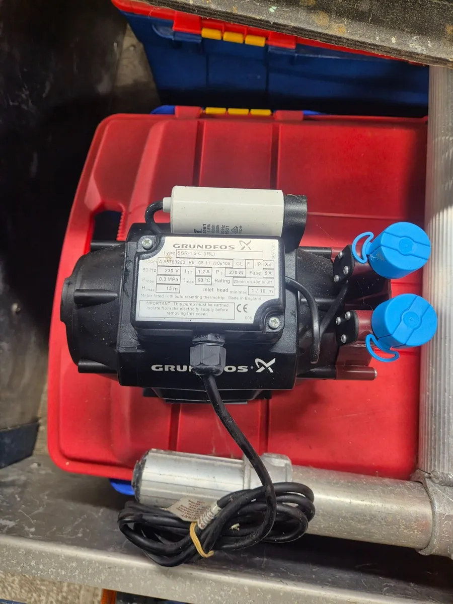 Grundfos SSR-1.5 C (IRL) Shower Booster Pump - Wor - Image 2