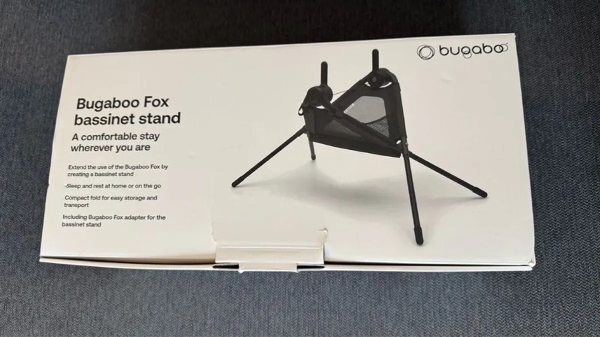 Bugaboo Fox Bassinet Stand with adapters and travel bag - Image 4