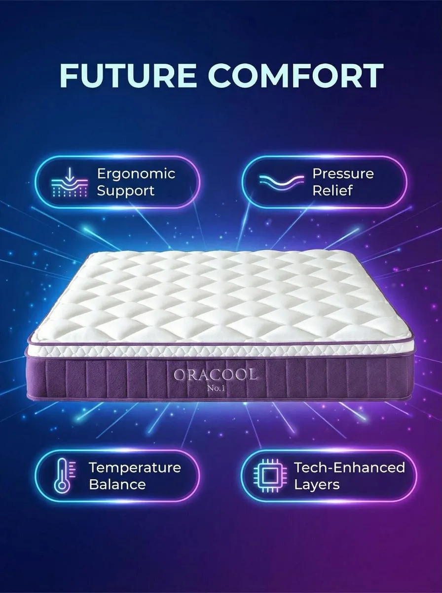 Oracool Hybrid Pocket Spring Mattress - Image 1