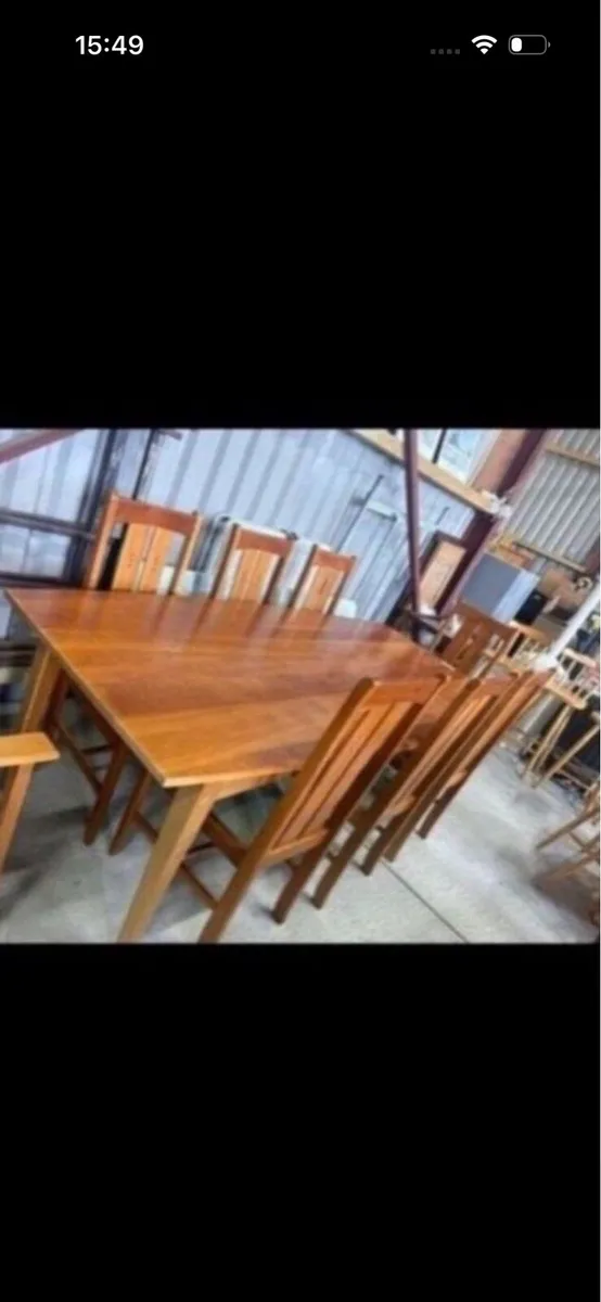 Gilbert and Logan table and 8 chairs - Image 2