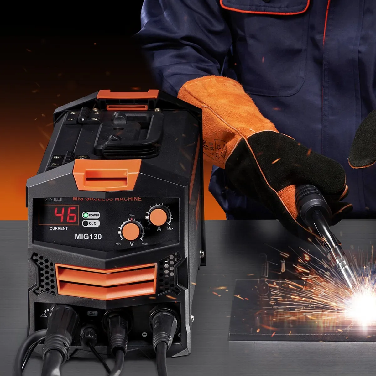 Portable Mig 130Amp Synergic Mig Welding Machine - Image 3
