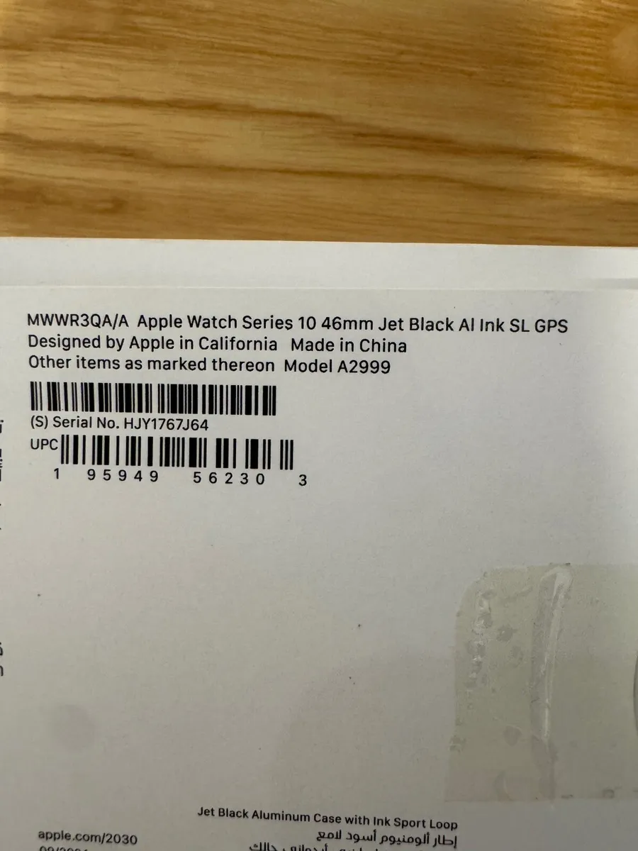As New Apple Watch Series 10 46mm Jet Black (Mint) - Image 4