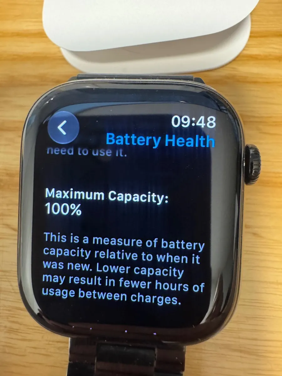As New Apple Watch Series 10 46mm Jet Black (Mint) - Image 2