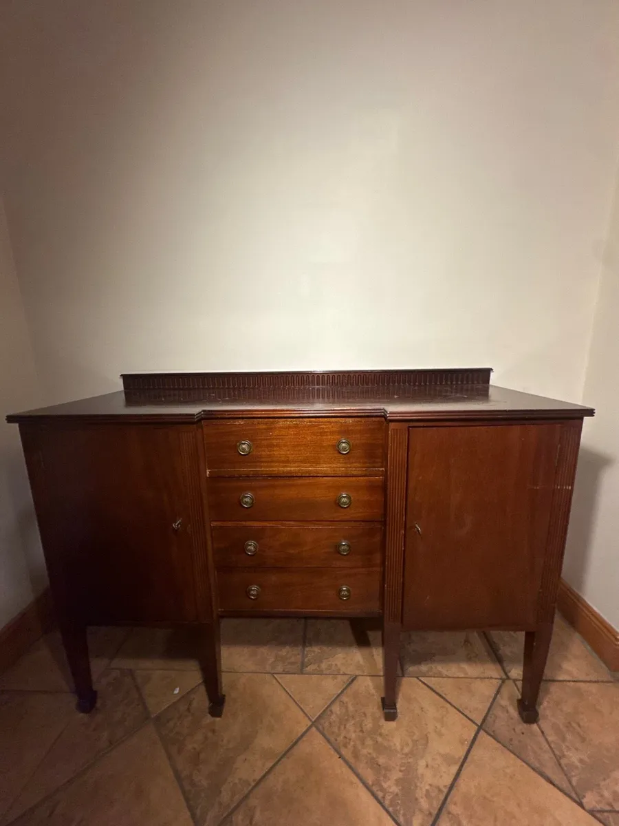 Antique Wooden Sideboard - Image 1