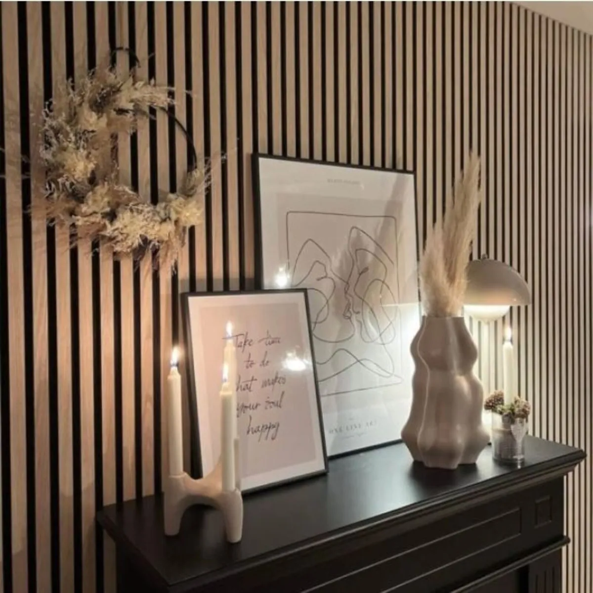 FT PrEM Acoustic Panel 2.44mx605x22mm LIGHT OAK - Image 2