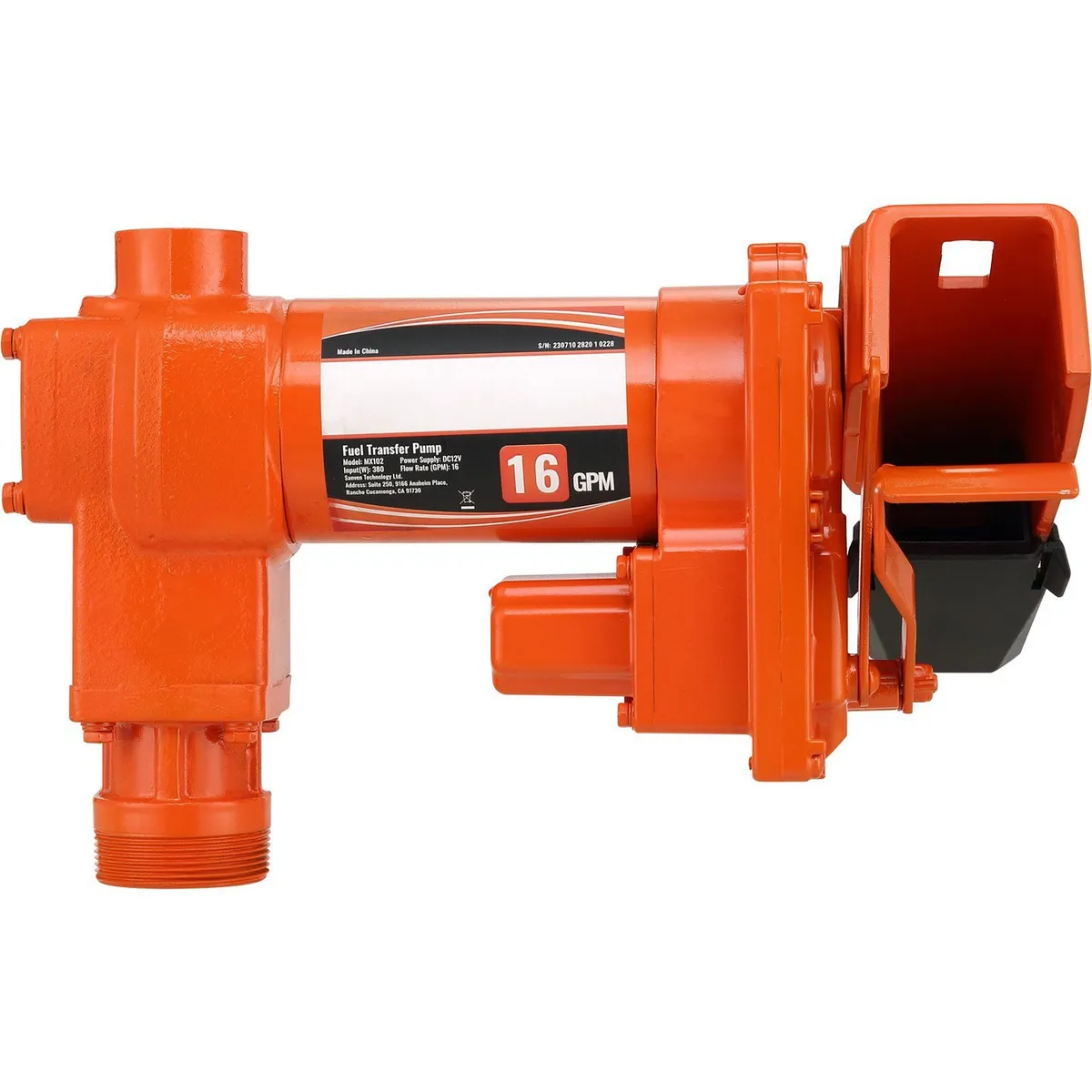 Gasoline Extraction Transfer Pump with Auto Nozzle - Image 4