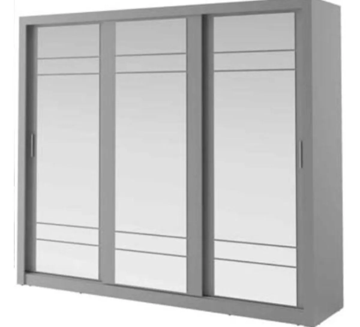 Boston Sliderobe 2.5m – Grey - Image 1