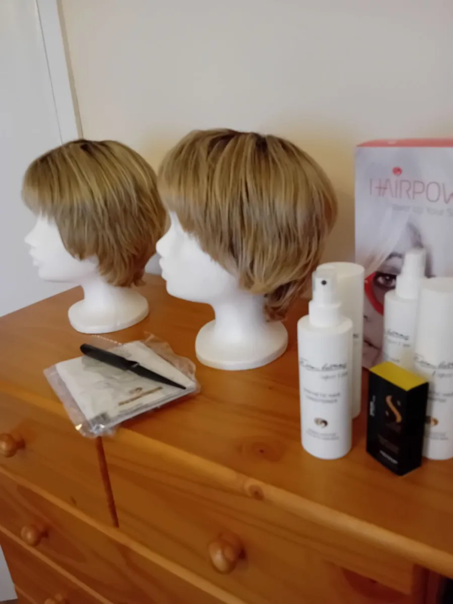2 Short Blonde wigs - Image 1