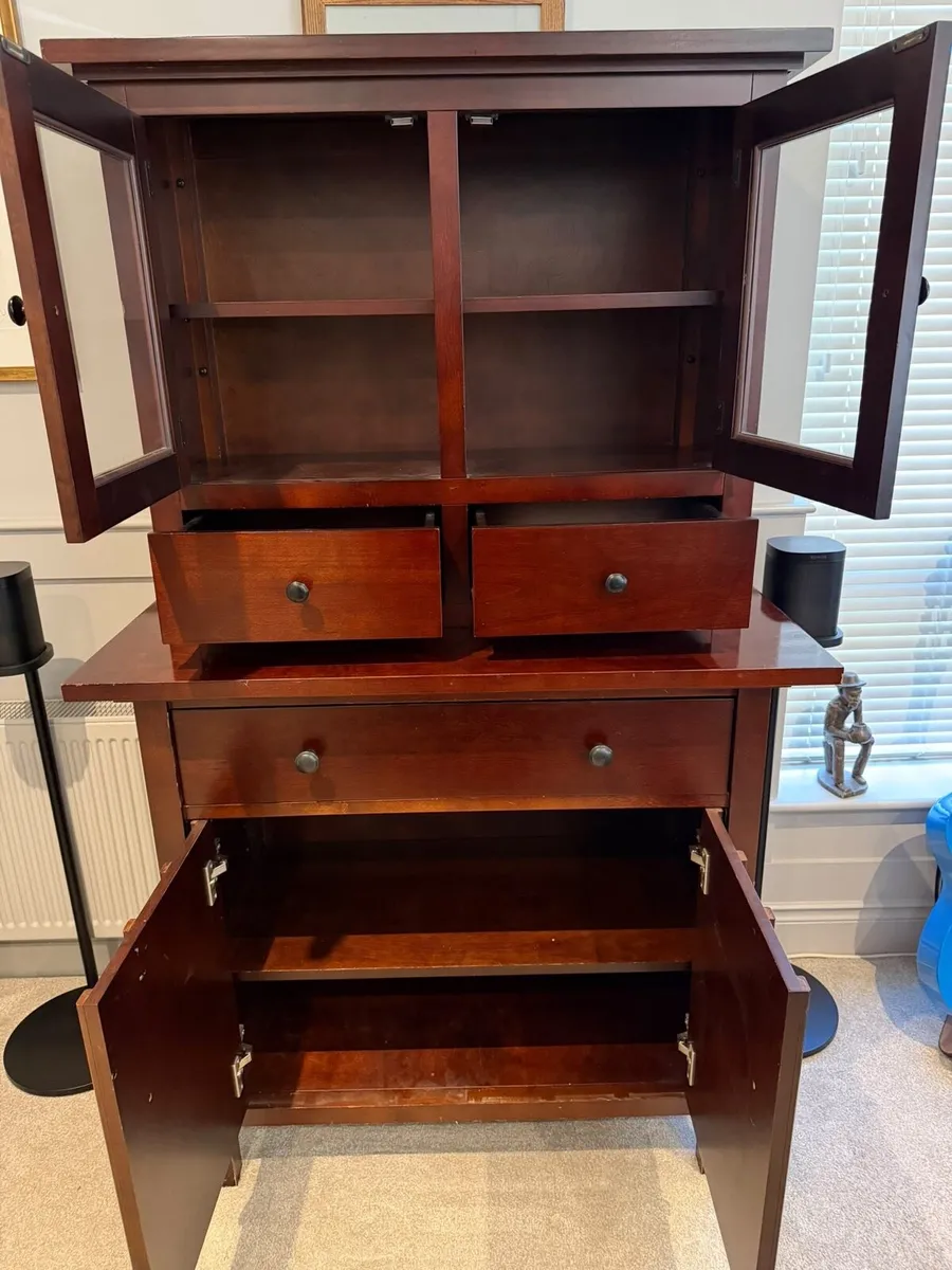 Crate & Barrel Display Cabinet / Dresser - Image 3